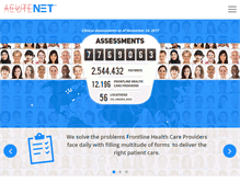 Tablet Screenshot of acutenet.com